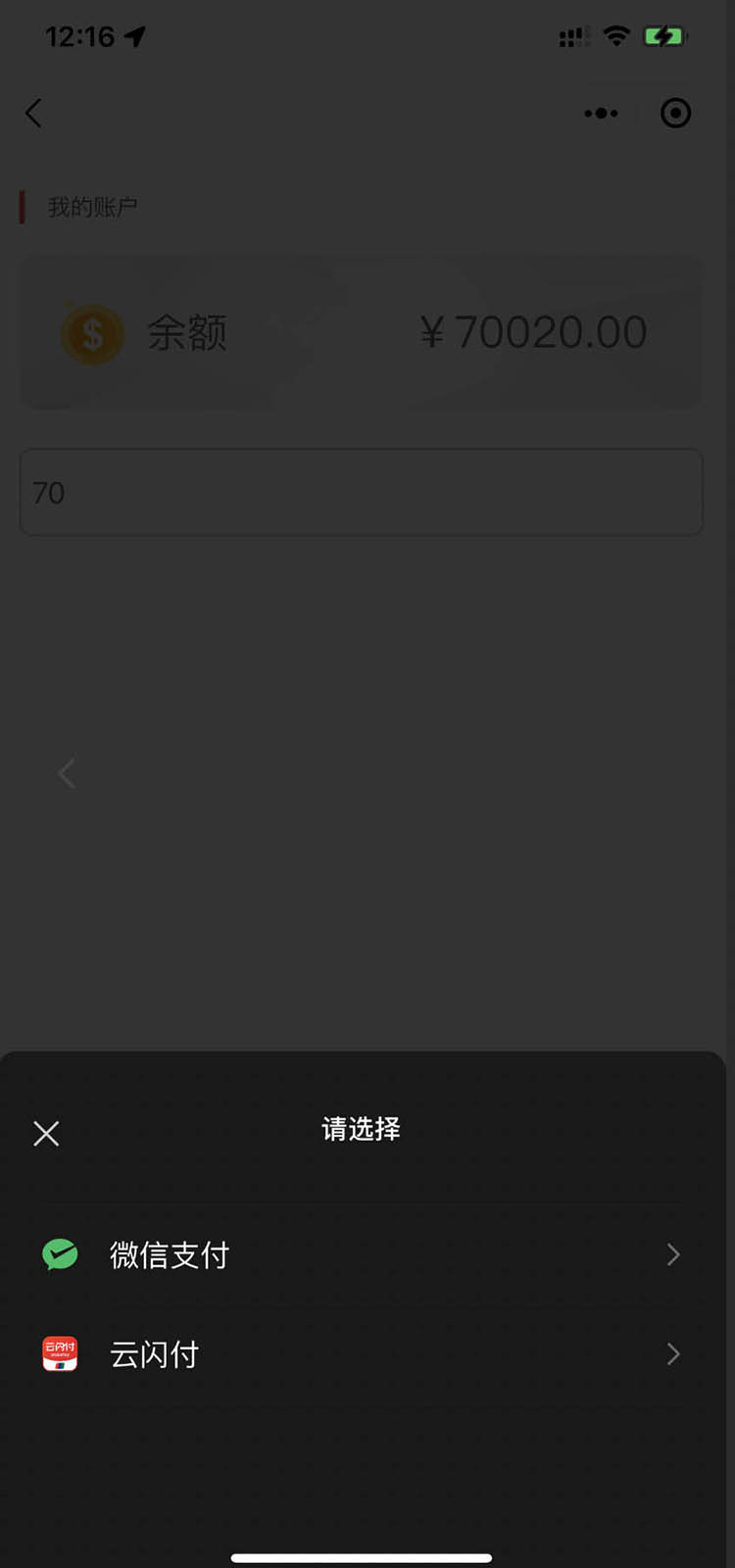 云闪付支付功能1